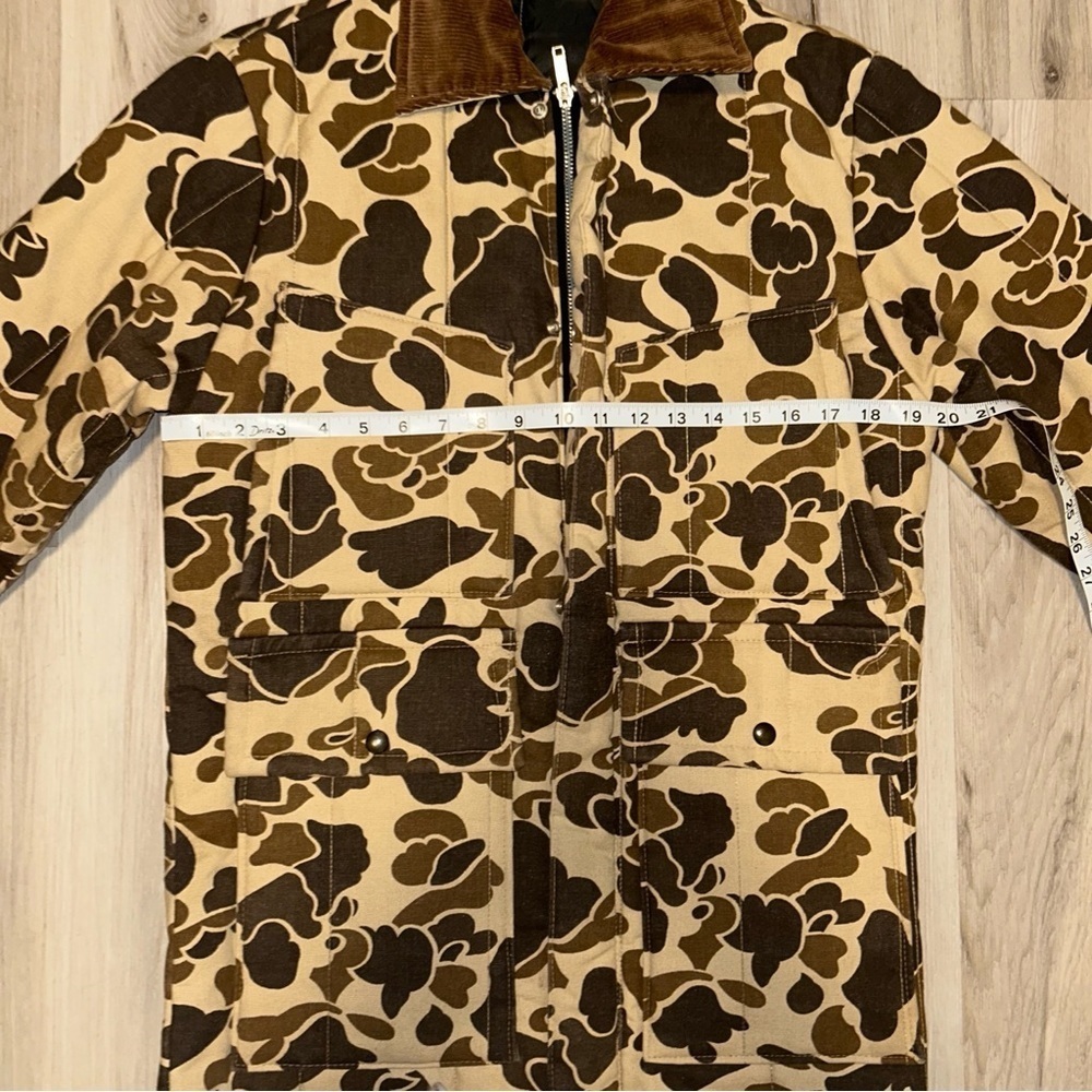Cabela's 80s VTG Brown and Tan Camouflage Field Jacket - Picture 9 of 9